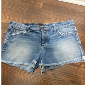 JOES JEANS Women's Denim Cutoff Shorts Distressed Frayed Hem Blue Size 31
